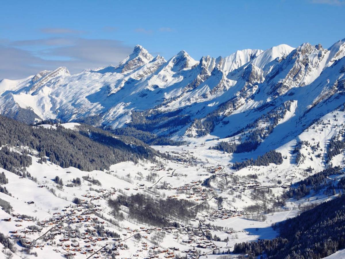 Appartement 3 Pieces Avec Balcon Et Wifi Au Centre De La Clusaz - Fr-1-459-20 ภายนอก รูปภาพ